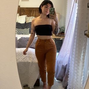 High Waist Corduroy Pants
